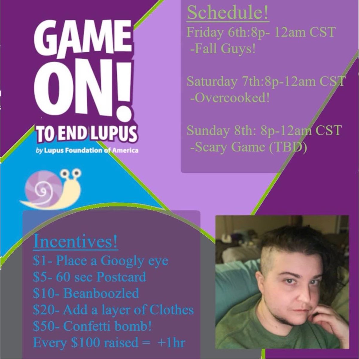 Schnecken_Junge's tweet photo. Y’all. Only one more sleep til #GOTEL ! Here is my tiltify QR code if you want to donate but can’t make stream! I WILL be honoring incentives donated early! Get your charity on and let’s get WEIRD TOMORROW! #Lupus #twitchaffiliate #GlitchCo #GameOnToEndLupus @LupusOrg https://t.co/jIQ79YuJL1