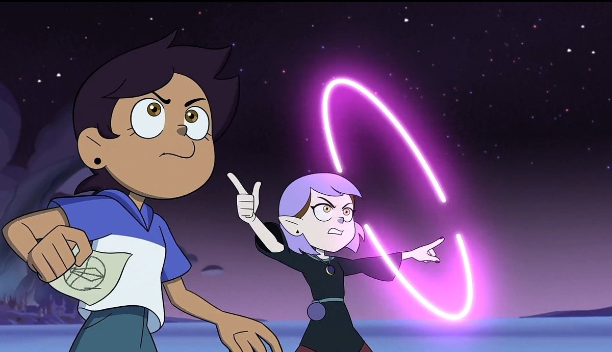 fern_blade_'s tweet photo. This is a screencap redraw from the chapter 11 Follies at the coven day parade #tohspoilers https://t.co/x0GhzupnoP