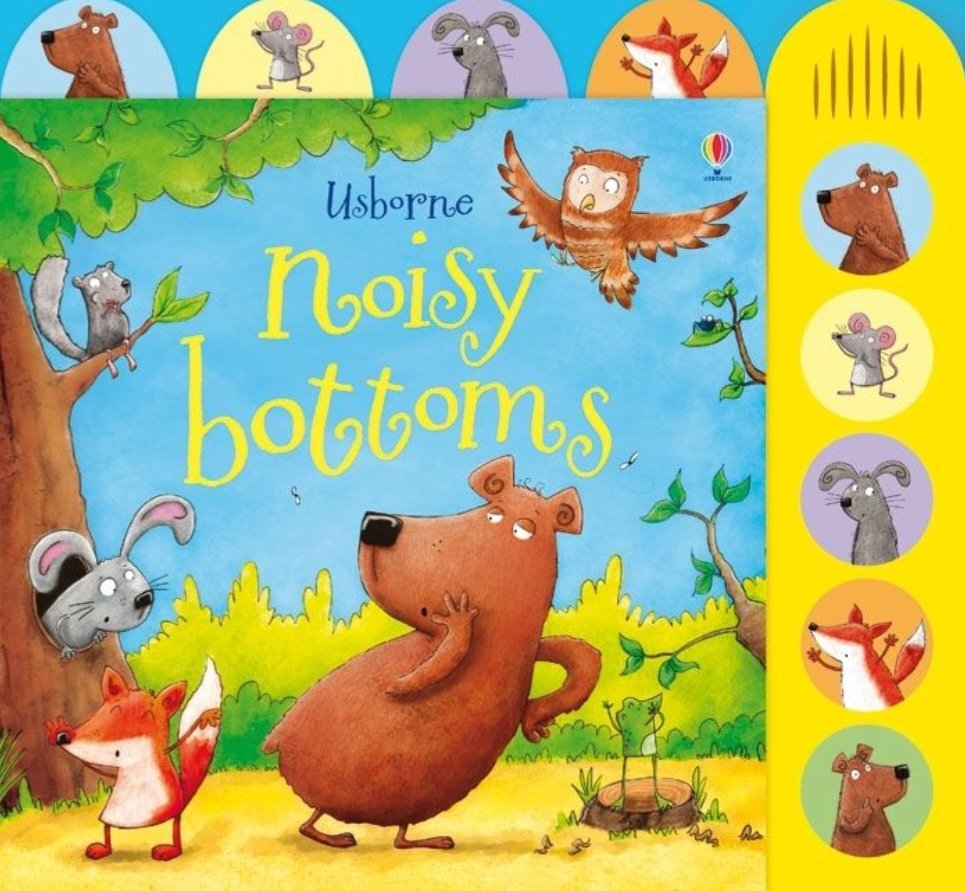 OneMorePageUk's tweet photo. Noisy Bottoms 

Foxes do it… rabbits do it… Even Daddy Bear does it! 

Children won’t be able to resist pressing the buttons to make all the sounds in this hilarious book! 

£12.99

#noisybottoms #soundbook #nurseries #parents #readingisfun #childrensbooks https://t.co/qQV1MJWRYV
