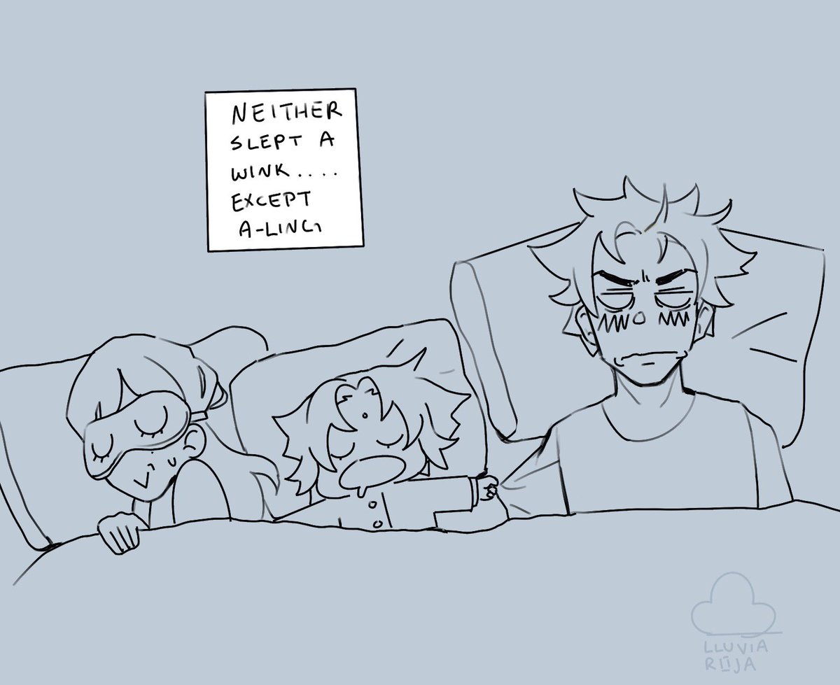 lluviar0ja's tweet photo. #sangcheng | more nanny au ! A-Ling has certainly put these two in a pickle https://t.co/8GRlYnmw2O