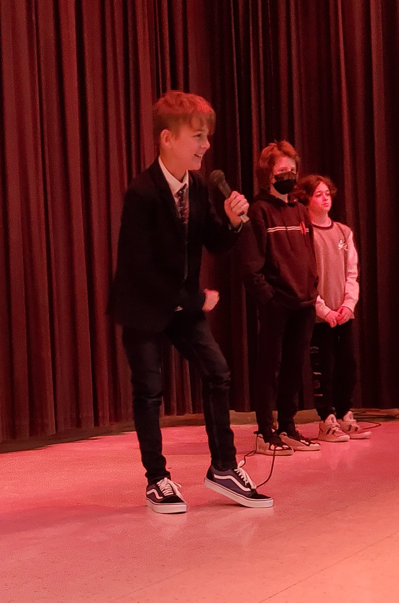 SFAPVNC's tweet photo. SFA's got talent!! Staff and students prepared a fantastic show as part of our joyful celebration of #CatholicEdWeek SO many hilarious jokes! @coachsteveaaa @JulieA_Selby #Pvncinspires https://t.co/yxWDQMxVmS
