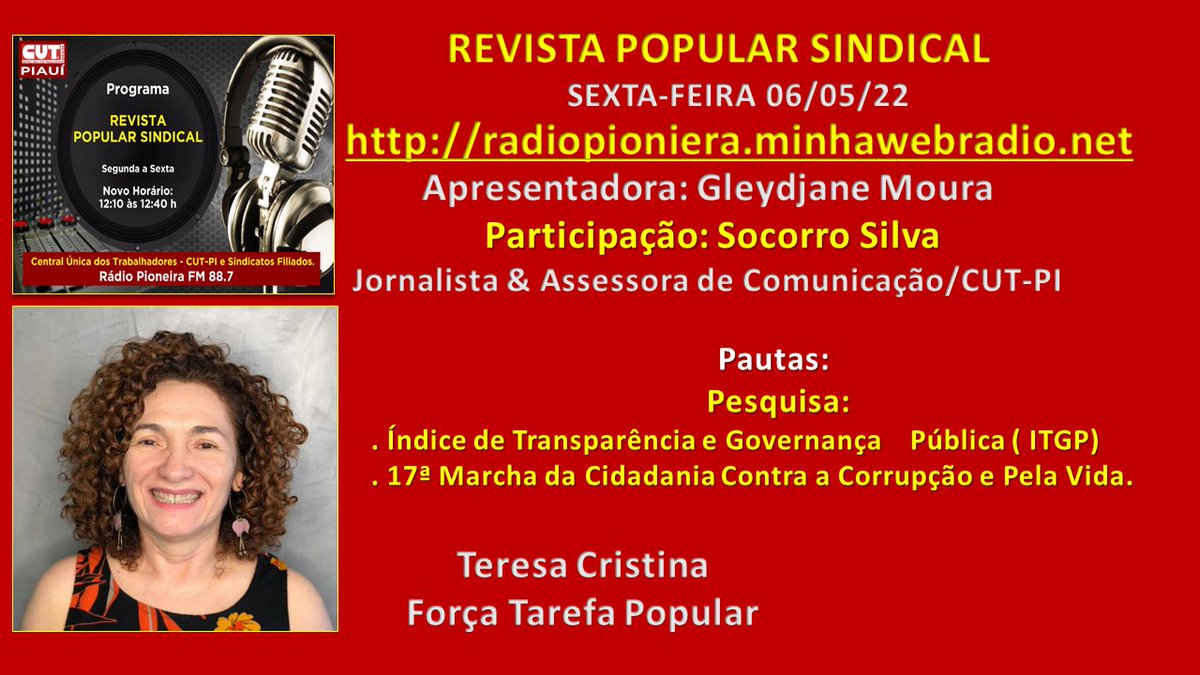 TvVenceremos's tweet photo. Sintonize e acompanhe a entrevista nesta sexta (06), e vivencie a importância da Pesquisa: Índice de Transparência e Governança Pública (ITGP). Você sabe o que significa para o seu município? https://t.co/jdOjqLRvdG