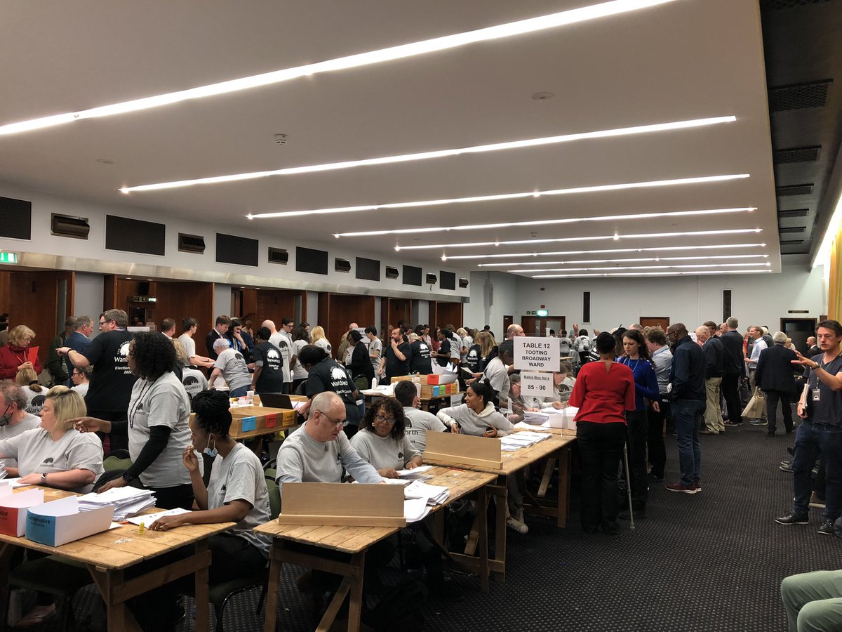 Stefan Frost (@stefanfrost14) on Twitter photo All attention is on the Wandsworth Civic Centre as local election ballots are meticulously counted. It’s packed. Can <a href="/UKLabour/">The Labour Party</a> end <a href="/Conservatives/">Conservatives</a> 44 year reign here
#LondonersVote2022 #LocalElections2022 All attention is on the Wandsworth Civic Centre as local election ballots are meticulously counted. It’s packed. Can <a href="/UKLabour/">The Labour Party</a> end <a href="/Conservatives/">Conservatives</a> 44 year reign here
#LondonersVote2022 #LocalElections2022
