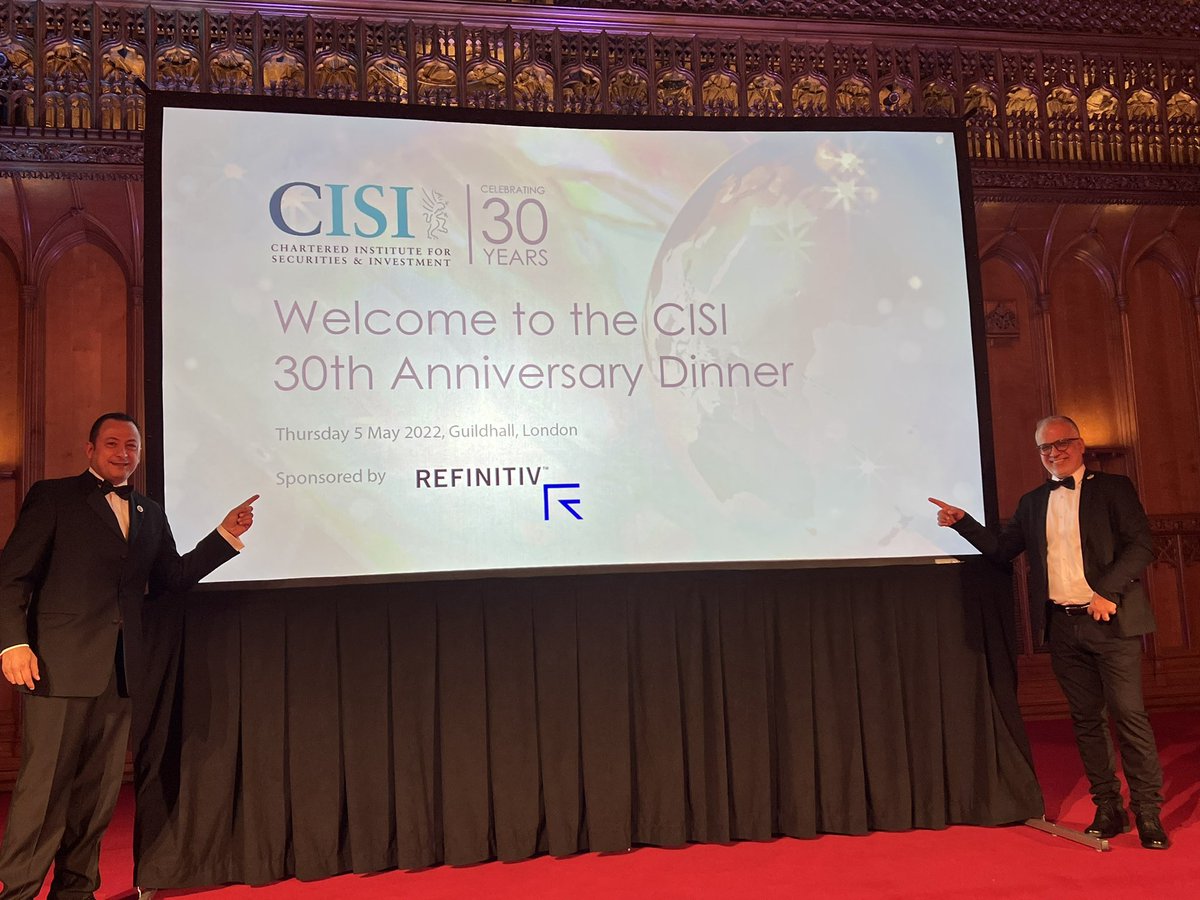 CharlesAdvice's tweet photo. @CISI 30th Anniversary Dinner at The GuildHall representing @CISI_Cyprus https://t.co/2ZpLfpWwqn