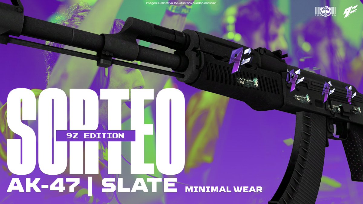¡SORTEO AK-47 SLATE (MW) CON STICKERS DE 9Z!

Ganate este ak hermosa con unos simples pasos

Requisitos:
Darle RT a la publicación
Seguir a @pandastoreok

¡Se sortea en 24hs!