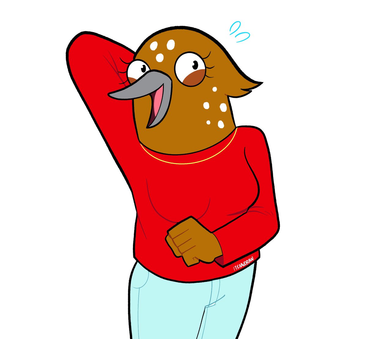 「anxiety bird 」|👽 Audrameda Galaxy 🛸のイラスト