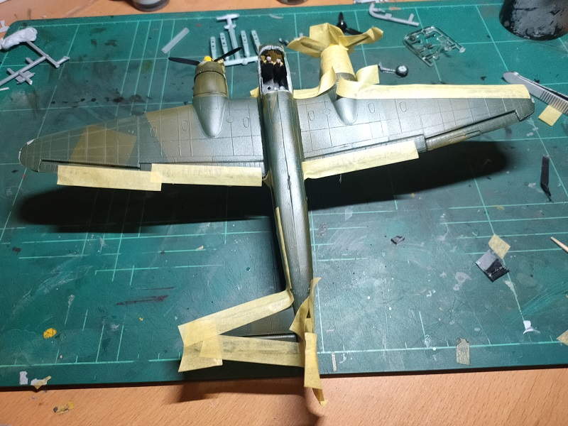 WartsNAllModels's tweet photo. Going live on https://t.co/cqPPEWFwbQ in 30 minutes (9am ACST, 6.30pm CDT, PET) we're #touchingup the #bf109 and #ju88 in both #paint and #Parts. Pop past and chat! #scalemodels #ww2 #aircraft #airfixmodels #tamiyamodels #art #hobby #miniatures #plasticmodels #Luftwaffe #Jg52 https://t.co/qzLYwkVKJD