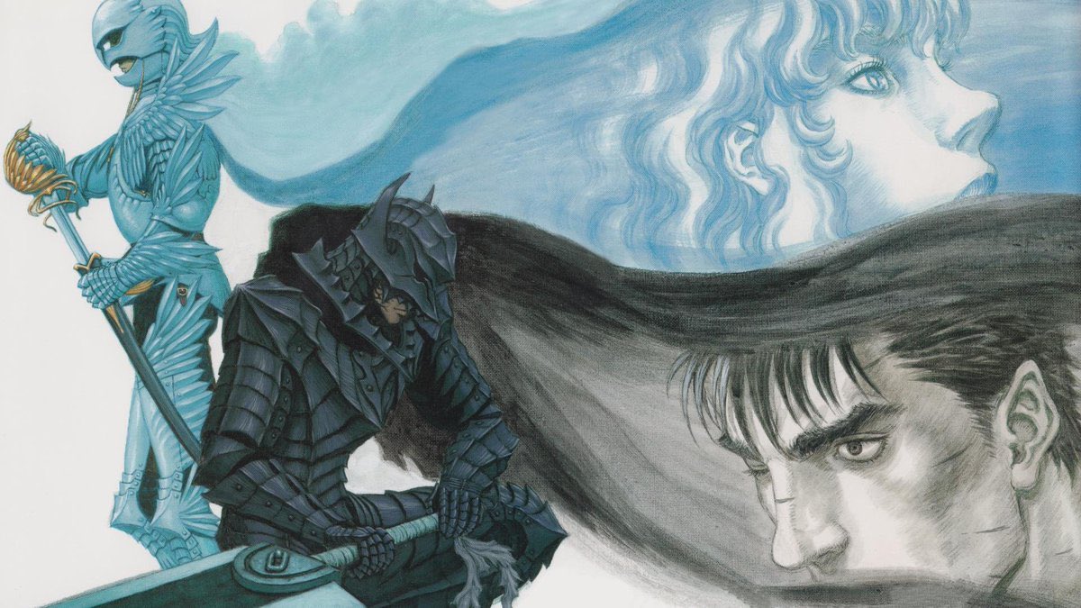 Tomodachi_fr's tweet photo. Le 6 Mai 2021, Kentaro Miura, le papa de #Berserk nous quittait brutalement à l’age de 54 ans. 

Auteur d’un bijou de Dark Fantasy et de Seinen, son héritage fort de 41 tomes a laissé un grand vide pour tous ses lecteurs. 

L’histoire reste inachevée, son œuvre  elle, éternelle. https://t.co/ygiJ1KLbrz
