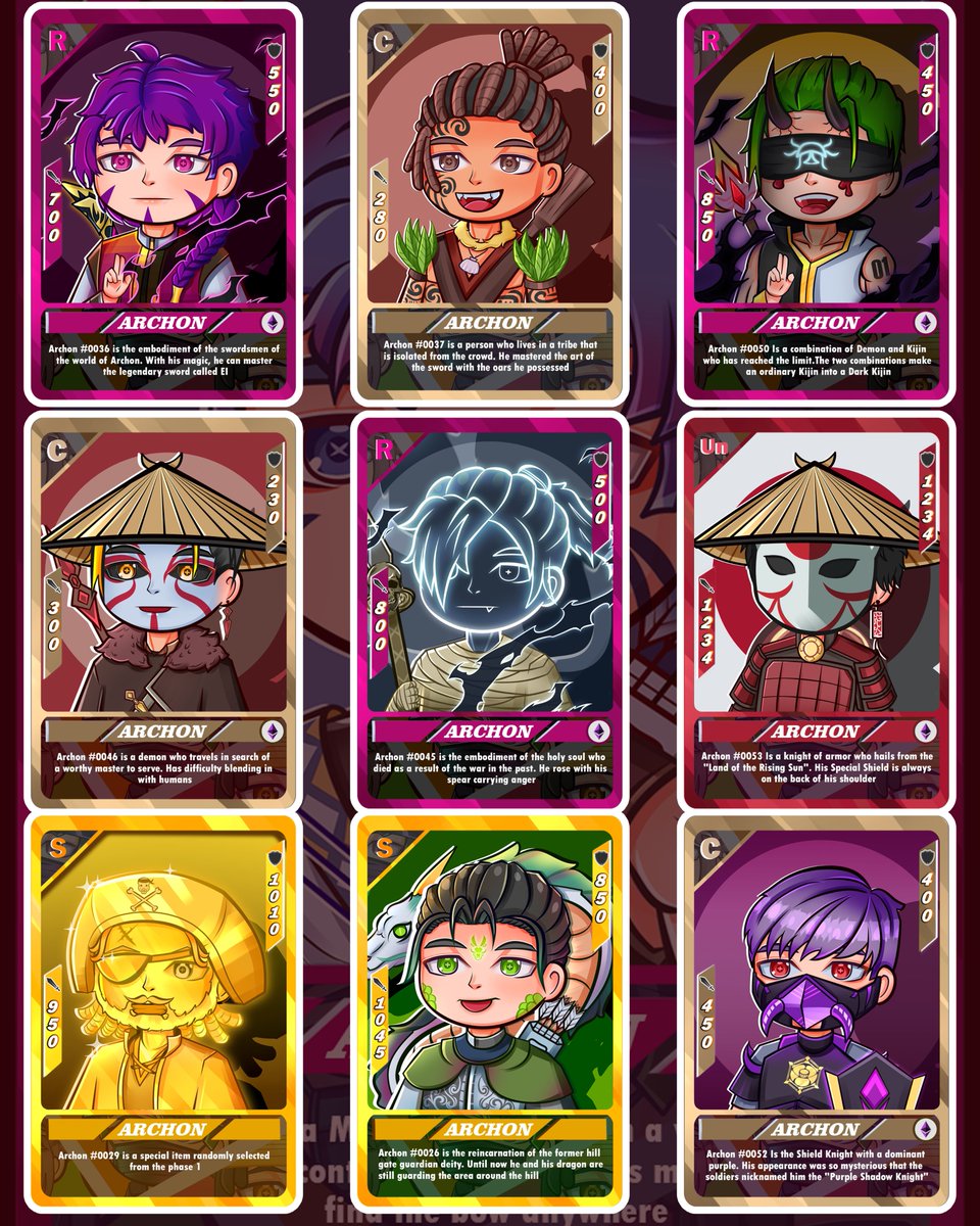 Holla😍
These are some card designs from items that have been SOLD😍

これらは、販売されたアイテムからのいくつかのカードデザインです🌸

When You Buy and Support ArchoNFT, You will Get the Card From your😍
#NFTJapan  #nft #NFT買います #NFTanime #NFTcollector  #NFTCollection