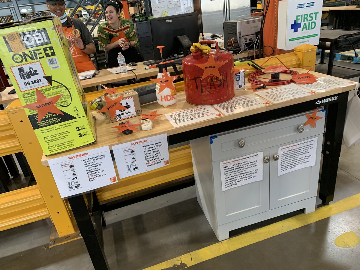 🌵🔥 8617’s Inbound department has a new Product Knowledge table out for informing associates of practicing good accuracy &amp; safety behaviors on the dock! Check it out! <a href="/ktmthd8617/">Kirk M</a> <a href="/APMDonPitt/">Don Pitt</a> <a href="/StephFerrellTHD/">Stephanie Ferrell</a> <a href="/MFranco8617/">MiguelFranco8617</a> <a href="/FaryalAhmed20/">Faryal Ahmed</a> <a href="/GraceLeyva5/">Grace Leyva</a> <a href="/diane8617/">Diane8617@homedepot.com</a> <a href="/KiernanTamara/">Tamara Kiernan</a>
