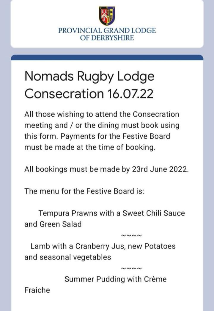 The online booking form has gone live and is expected to “Sell Out”very quickly, already there has been a massive demand for
Saturday 16th July 2022 @ 10.00am. 🏉🏉🏉