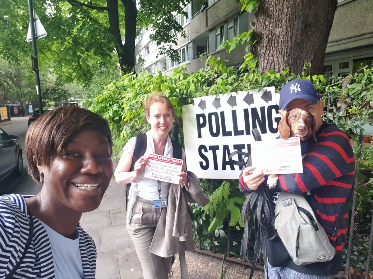 ValerieABossman's tweet photo. I misplaced my phone so didn't get to say my last thanks to all who came out to vote today, those who stopped to ask me questions.
Proud day for me, as my Totsenior got to vote for the 1st time...job done ✔️👍🏾

All I do is for my #community so we get policies that work for us al! https://t.co/ccXTgkLp4k