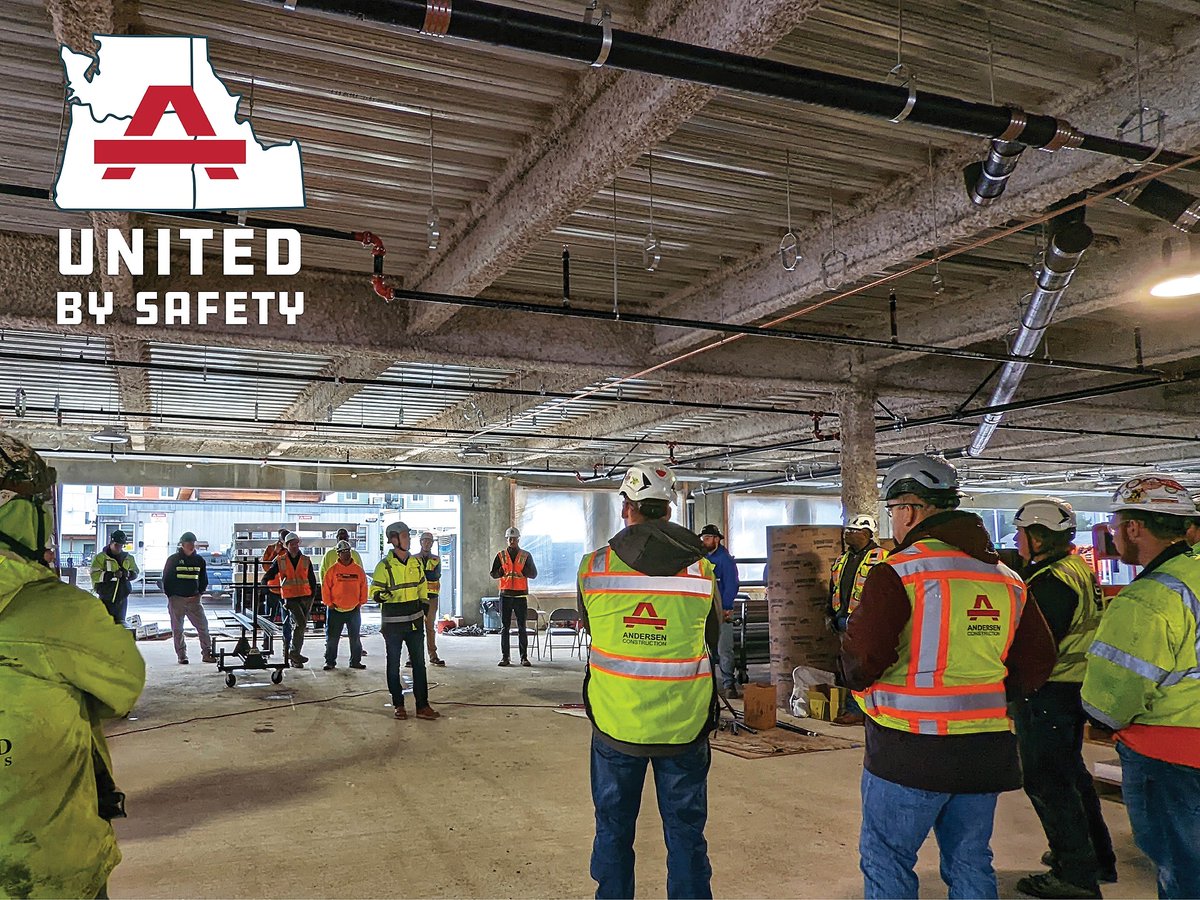 Andersen_Const's tweet photo. Site Evacuation, Emergency Planning, Ladder Safety... oh my! The teams continue to celebrate Safety Week 2022 with presentations, a raffle, and homemade BBQ.

Thank you to all of our trade partners for joining us!

#ConnectedSupportedSafe #UnitedBySafety #StandDown4Safety https://t.co/eEsfDDUqQk