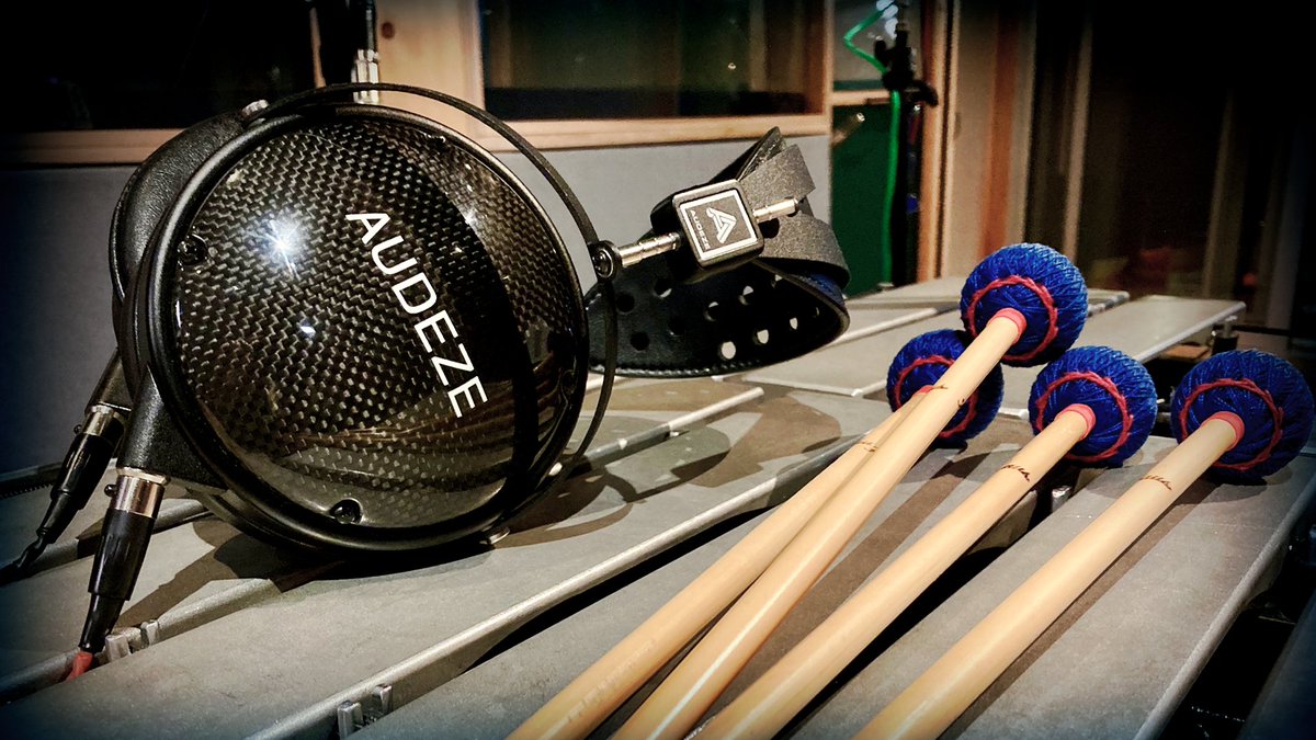 Audeze's tweet photo. LCD-XCs recording with @pfvibes 
#AudezeInTheWild https://t.co/b1tc1oqXXI