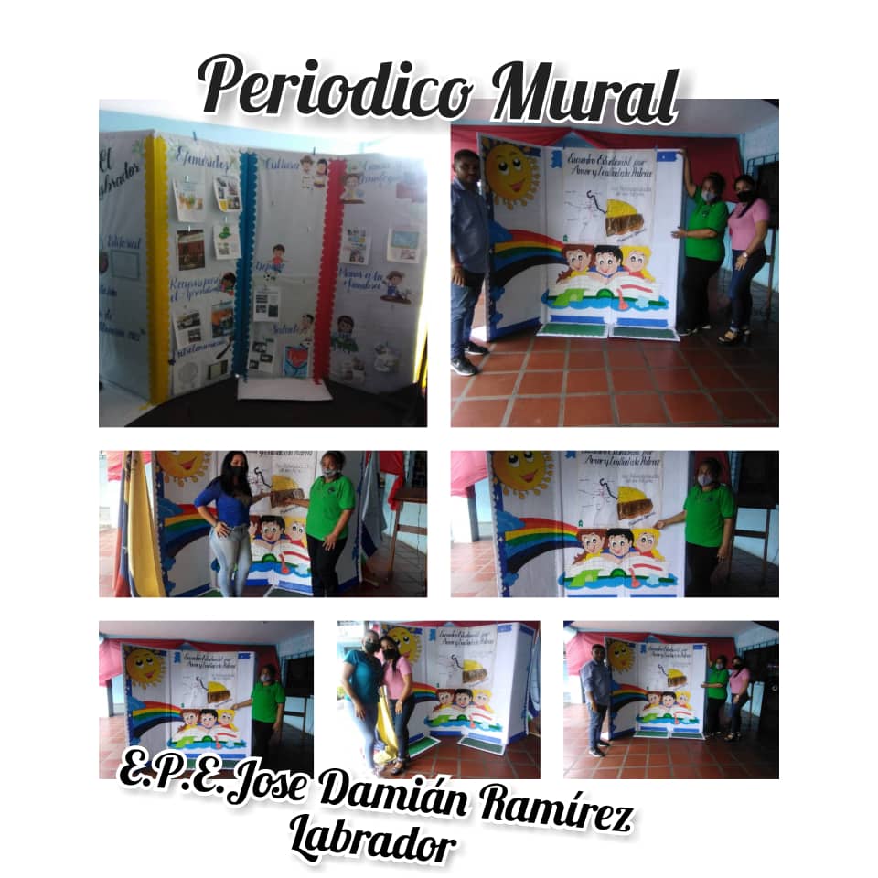 ChuitoCbit's tweet photo. Presentación del Periódico Mural Damianista: El Labrador... Con la Participación conjunta de todo el Colectivo Docente de la E.P.E. "José Damián Ramírez Labrador" y todas las Vocerías: Cultural, RPA, Cenamec, Formación, Salud, Defensoría Escolar, Deporte y Recreación, Cnae. https://t.co/aTmShOdESe