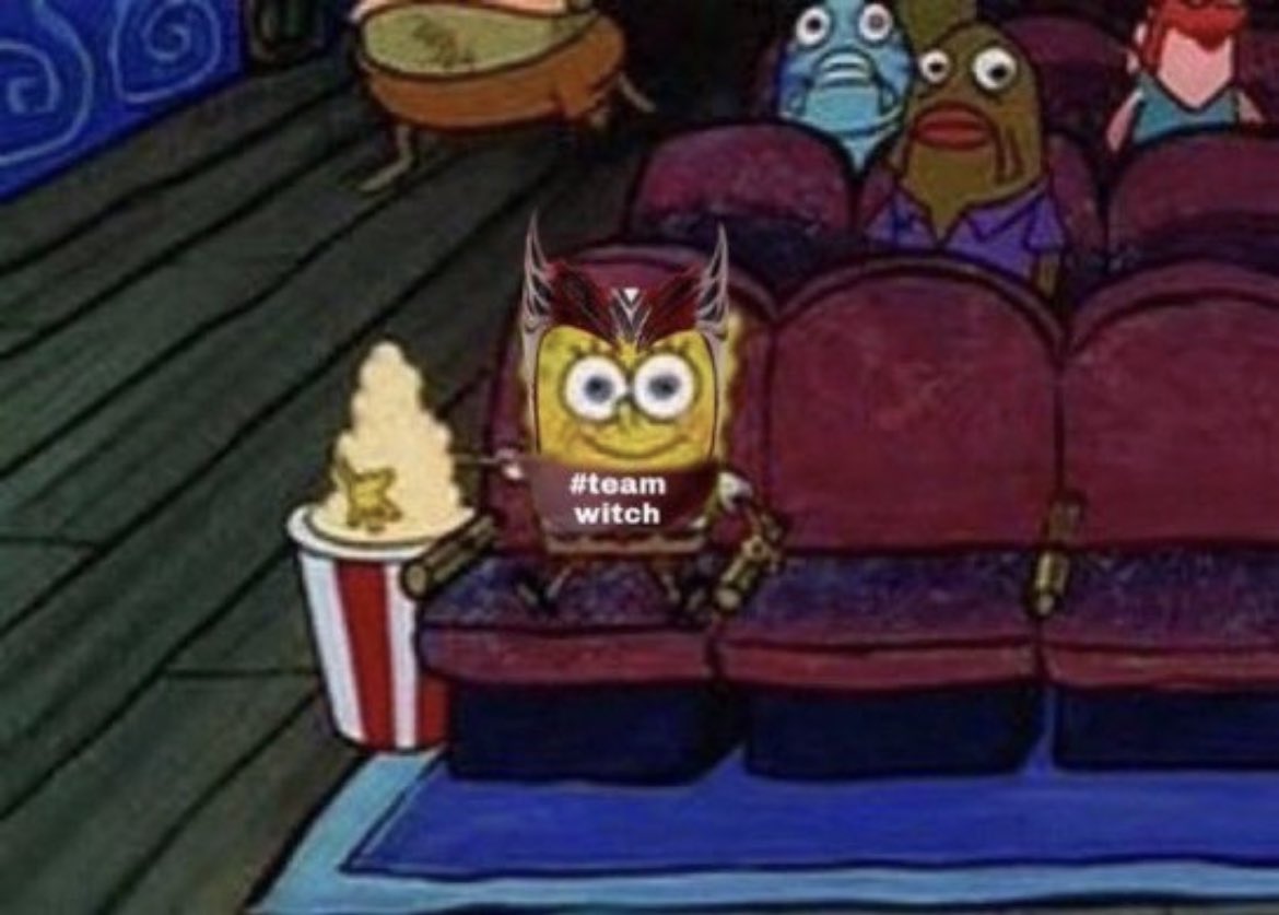 alicentboleyn's tweet photo. me in the cinema while every other person was rooting against wanda because she’s a villain: https://t.co/cXPCu1LdYg