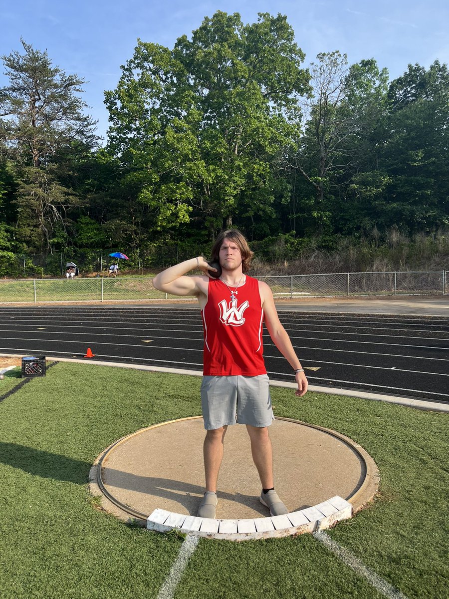 Congrats to Jersey Singletary. CVAC all-conference in shot put!