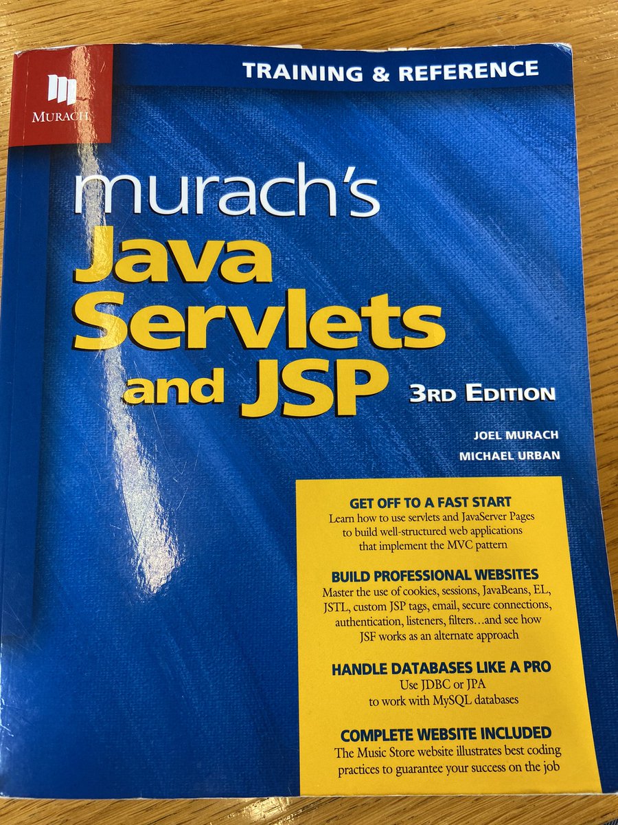 Ahmedoptional1's tweet photo. #java #jsp book I am reading. Is amazing https://t.co/klhVYp9fSM