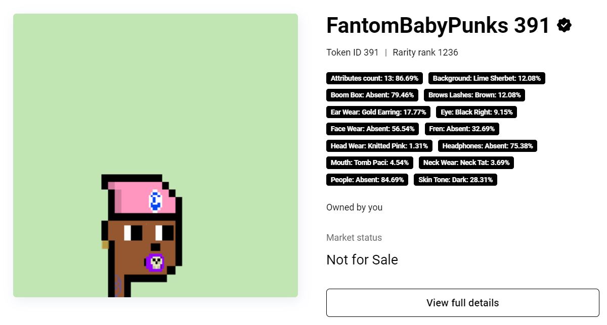 OK OK OK 

Lets cheer up the #Fantom #NFTCommunity

I'm giving away this rare <a href="/tombfinance/">The Game of Tomb 👻</a> variant baby <a href="/FantomPunks/">FantomPunks</a> and all you have to do to enter is Like, Retweet and comment a cool name for him!

Winner will be drawn in 24hrs!!🎉🥳

LFG
#NFTGiveaways #FTM #NFTs #babyftmpunks