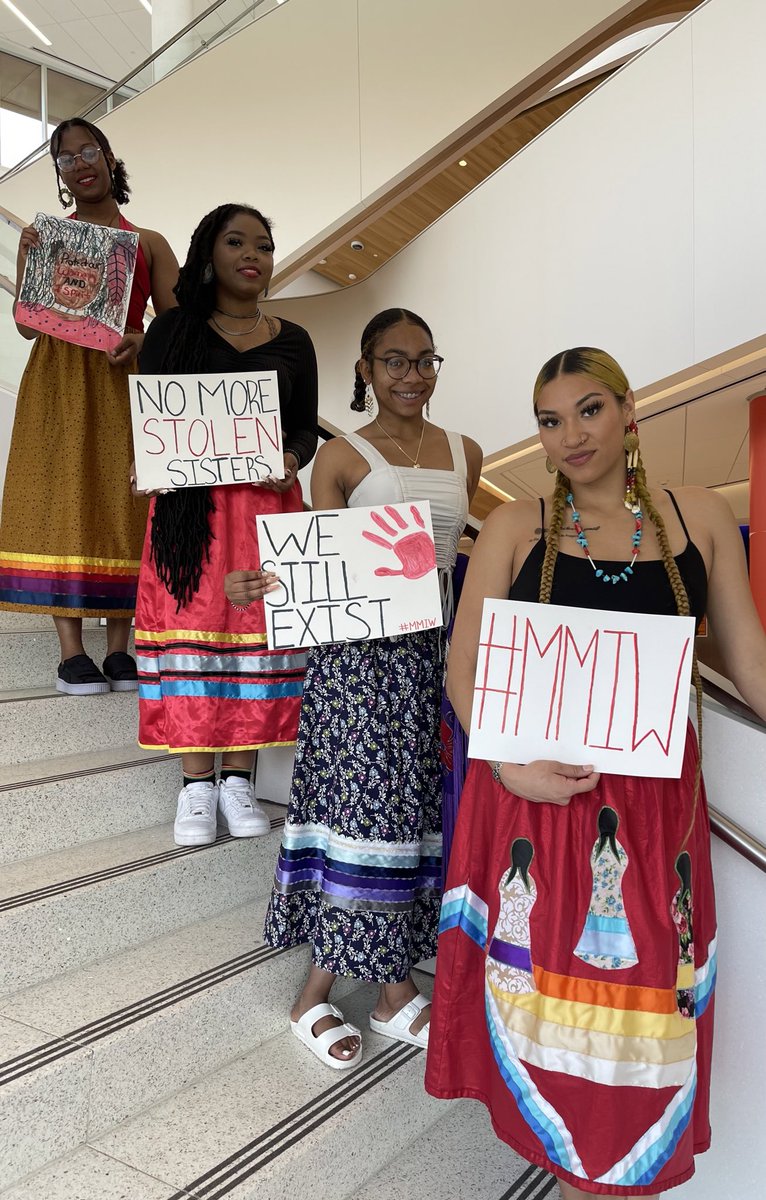 Today we stand in solidarity for our stolen sisters✊🏽❤️ #MMIW #MMIWG #afroindigenous #hbcu