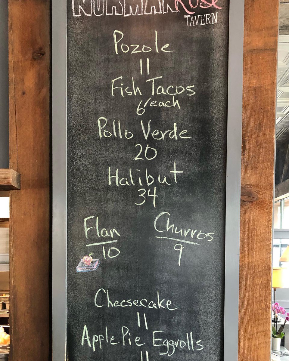 OriginalNFV's tweet photo. RT #NormanRoseTavern #Napa
Cinco de Mayo Additions:
@normanrosenapa
#cincodemayo #menuadditions #specials #pozole #fishtacos #polloverde #flan #churros https://t.co/1HEtHte1fp