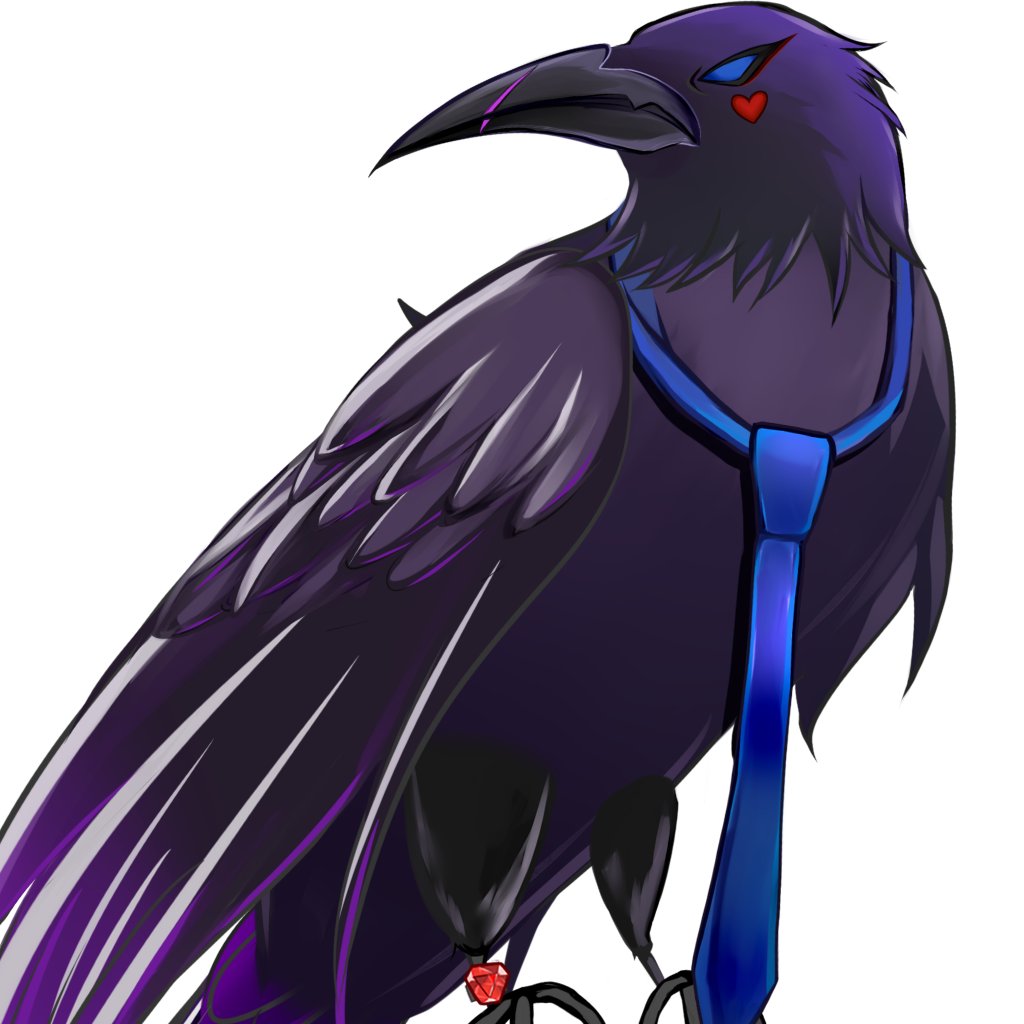 LOOK AT OUR MASCOT. Welcoming Rima The Raven <3 We have matching ...