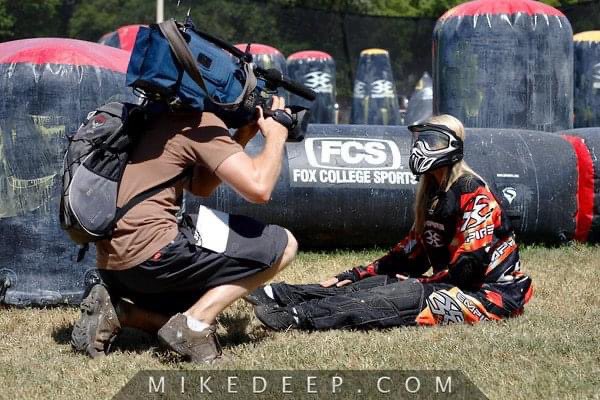 LauraRutledge's tweet photo. 11 years ago today I was reporting on collegiate paintball and this was after volunteering to get hit to see what it would feel like. We all start somewhere and I’m thankful for every stop on my journey… even this one 😂 https://t.co/aBLAcC3ZjE