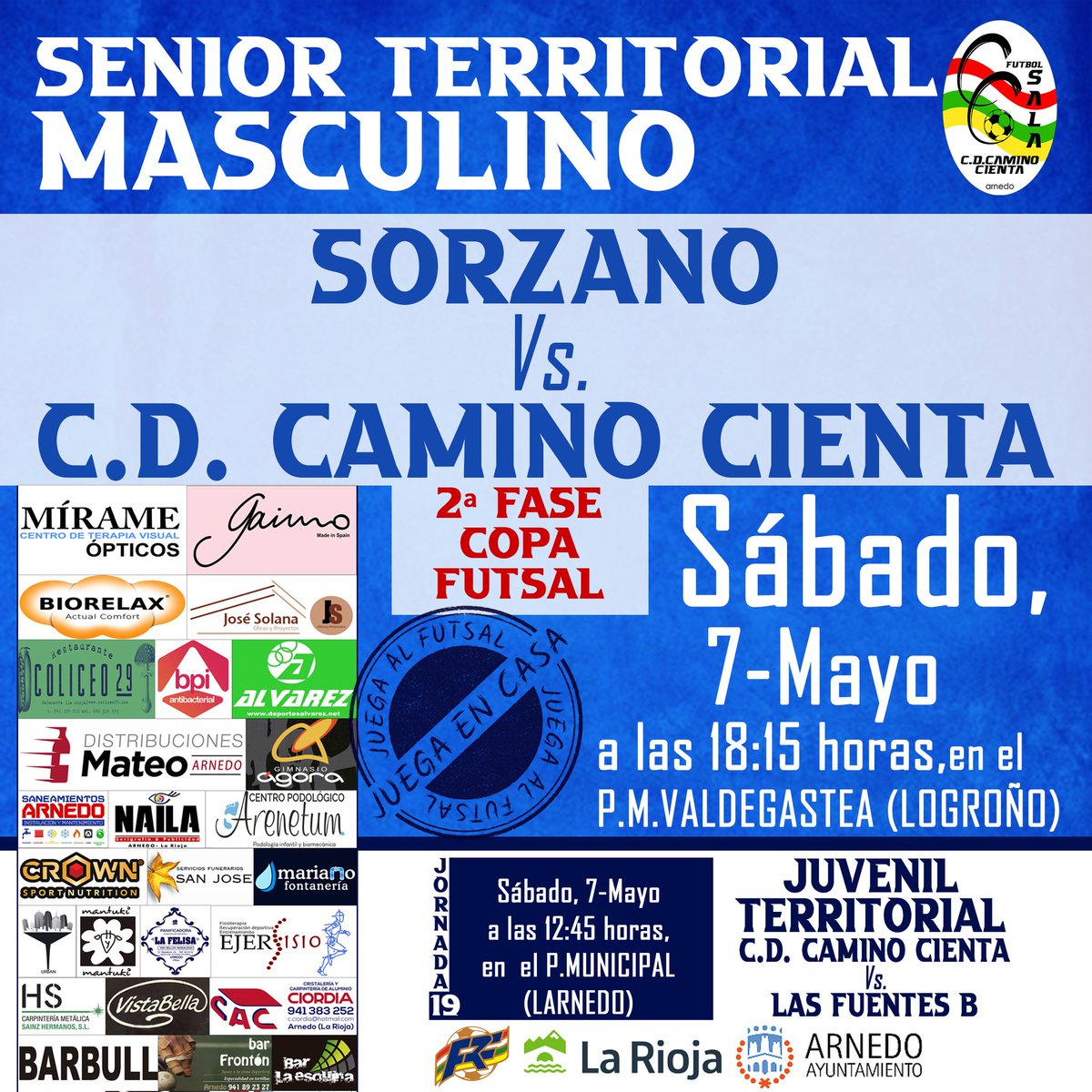 CDCAMINOCIENTA's tweet photo. Comenzamos Mayo donde lo dejamos. https://t.co/Ib2PV8BDDq