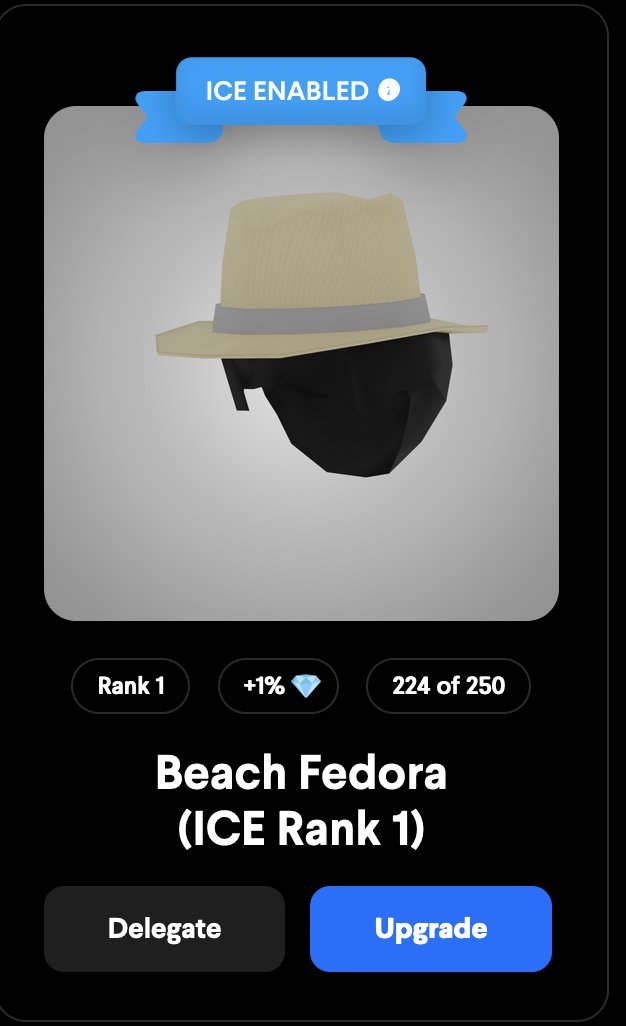 I'm offering a few ICE poker wearables to play. Looking for reliable and honest players. Please post your address and tell my why you qualify? #ice #poker #delegation