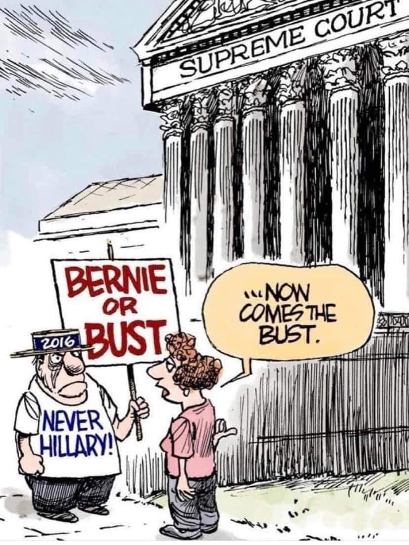 E_Monsoon's tweet photo. She was right about everything!!! #BernieOrBust #SCOTUS #StolenSeats #ButTheEmails https://t.co/GwjLm8ET02