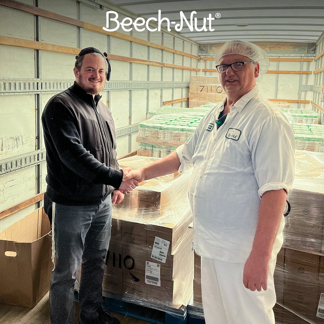 Beech-Nut has donated 4 pallets of pouches &amp; 6 pallets of Infant Oatmeal Cereal to displaced families in #Ukraine. Our thoughts are with those impacted by these tragic events 💙 💛