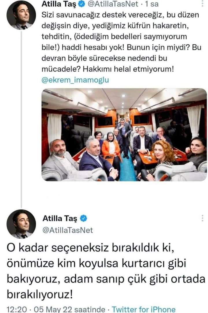 Ekrem gözden çıkartılmış belliki.