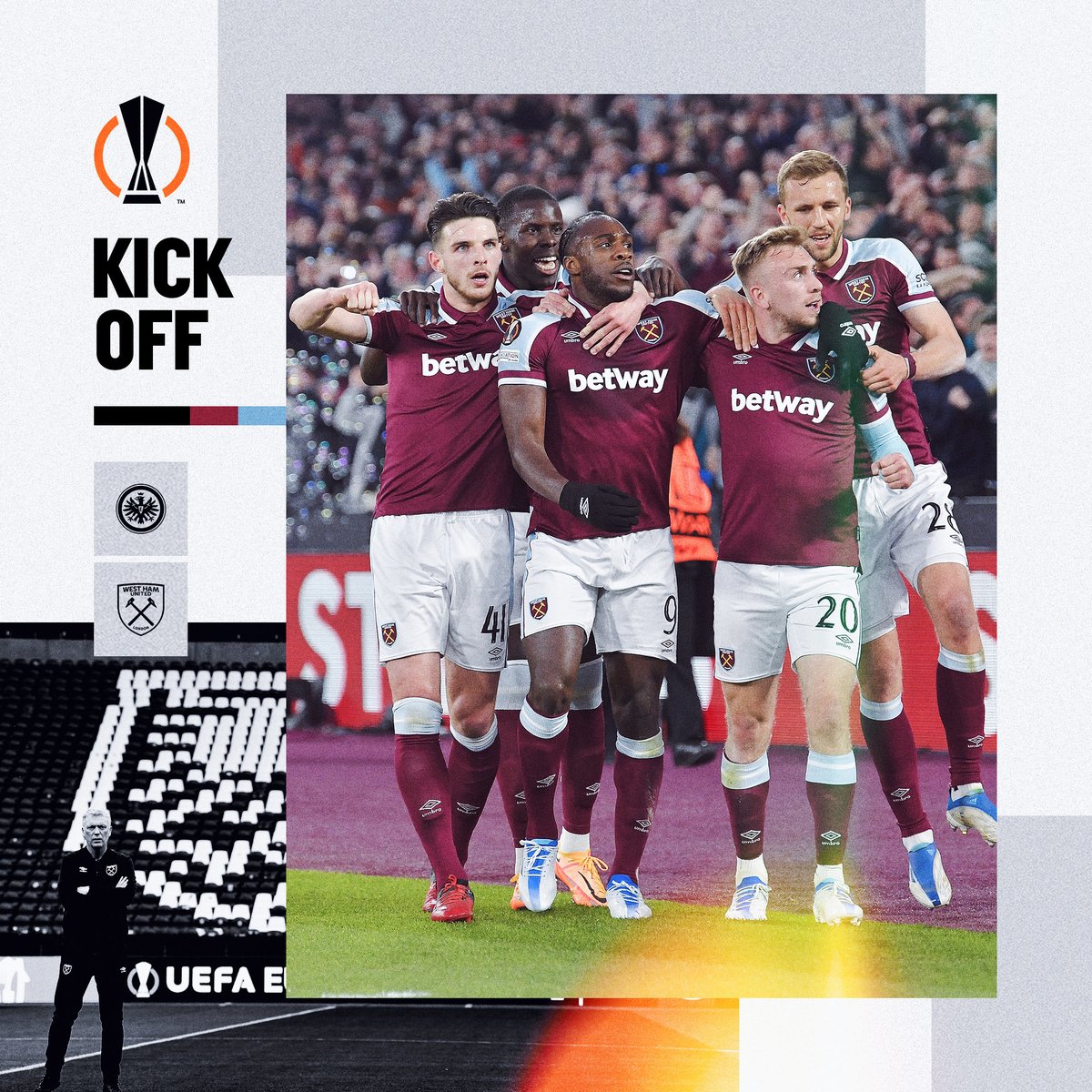 LET'S GO, HAMMERS! ⚒

#UEL | #SGEWHU