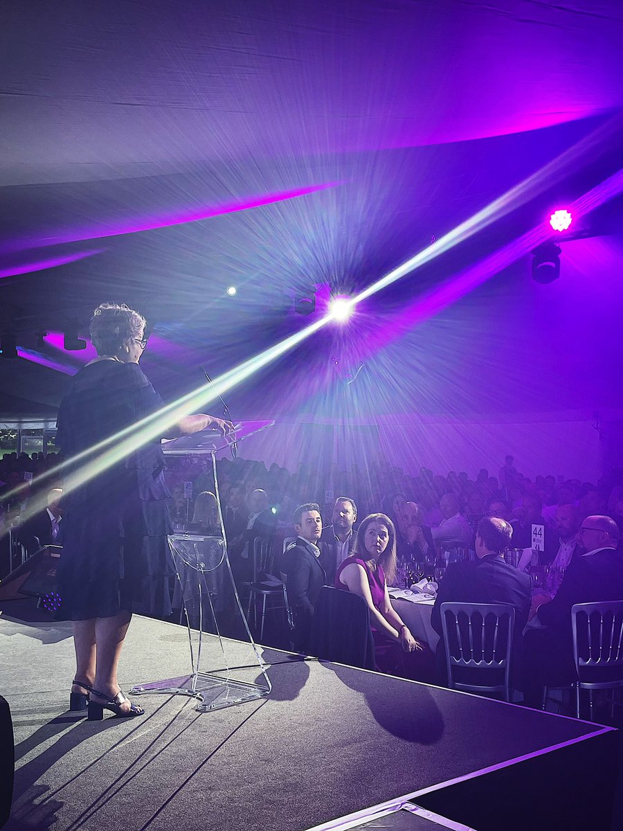 Headteacher Fran Cracknell <a href="/BrooklandsCSS/">Brooklands</a> has the room in the palm of her hand. What an amazing school, with inspiring teachers and pupils desperate to learn. Help their students shine by supporting our Big Build project. You smashed it Fran! #BuildingBrighterFutures #CREA22