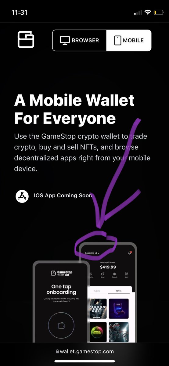 WHITEMAN_YOLO's tweet photo. 👀 $LRC @loopringorg 💙

IOS Mobile $GME @GameStop wallet 

Coming 🔜 

https://t.co/4R1bLojD9D https://t.co/gxplw5TSlG
