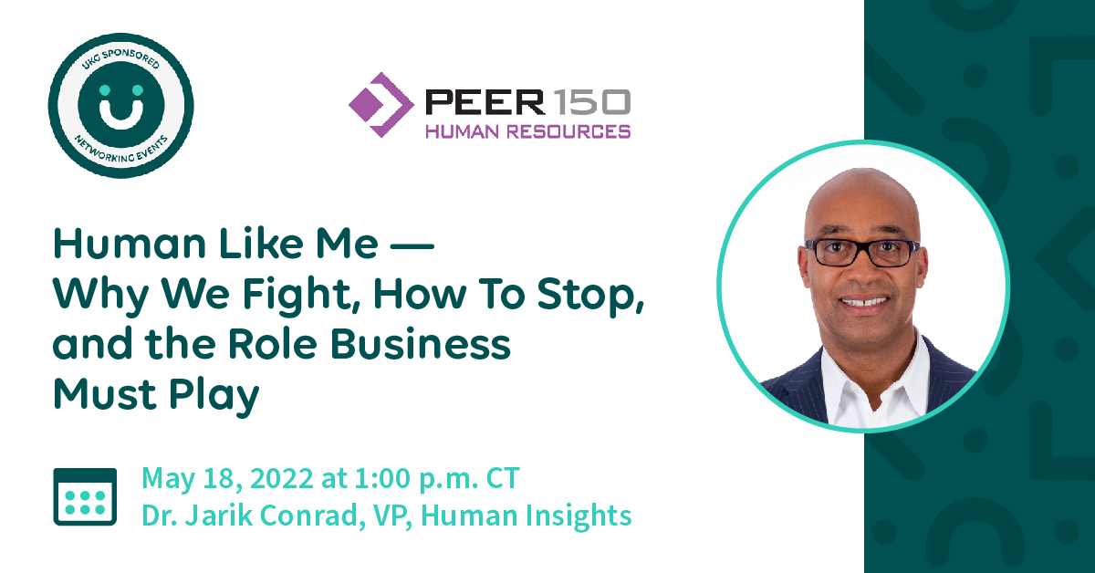 katbmoreno's tweet photo. Mark your calendars! @UKGInc will be @Peer150HR #PDXYZ! @DrJarikConrad will have a session 5/18 at 1pm CST on Human Like Me. Don't forget to stop by our booth for a signed copy of Dr. Conrad's book, In Search of Humanity! Register now! https://t.co/kgeeOL8ygH

#WeAreUKG https://t.co/uV4bue6Ivd