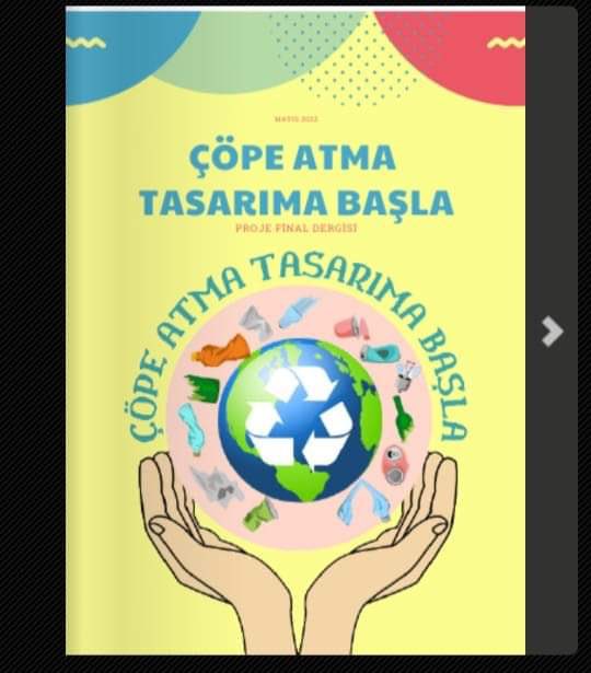 Okulumuz öğretmenlerinden Mehmet Yurt’un da ortak olduğu,Türkiye’den 10 ve Azerbaycan’dan 1 ortak okulun katılımıyla  üzerinde çalıştığımız "ÇÖPE ATMA TASARIMA BAŞLA" projesinin final ürünü <a href="/kirikkalemem/">Kırıkkale Millî Eğitim Müdürlüğü</a> <a href="/tretwinning/">eTwinning Türkiye</a> @MehmetYurt0671 
flipgorilla.com/p/276516857404…