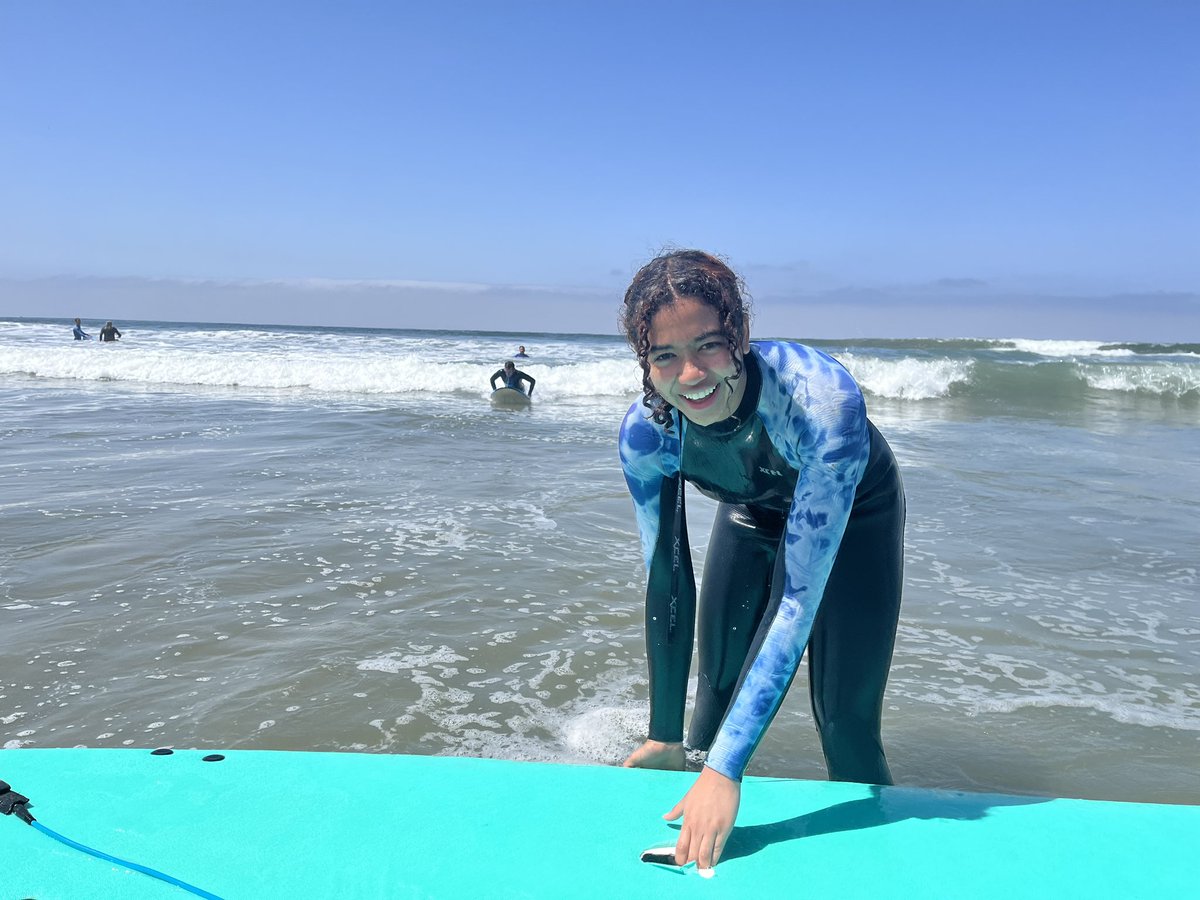 Today the Posse went surfing!! I stood and took pictures like a soccer mom #PosseLove 🧡 🌊🏄‍♂️