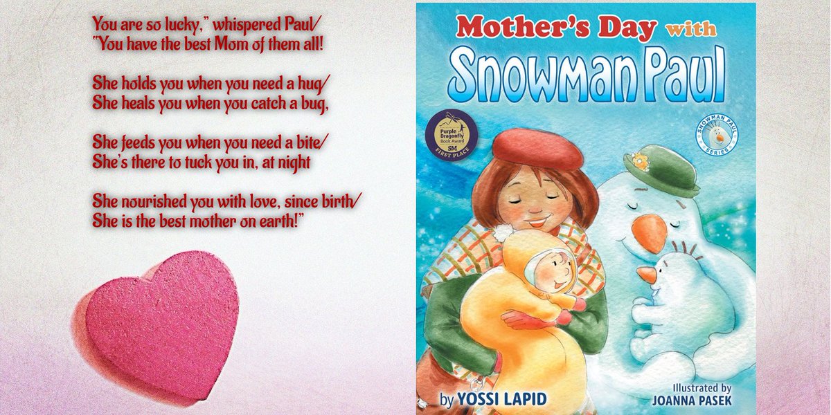 mysnowmanpaul's tweet photo. Read "Mother's Day with Snowman Paul" with your children this #MothersDay. Available on Amazon now for only $0.99 digitally until May 11! #snowmanpaul #ChildrensBooks #Holiday #kidlit 

https://t.co/fb6JLylAgy https://t.co/4iTiXBoyj0