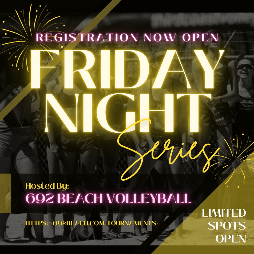 TheStrand692's tweet image. The first Juniors Beach Volleyball Friday Night Series hosted by @692BeachVolleyball