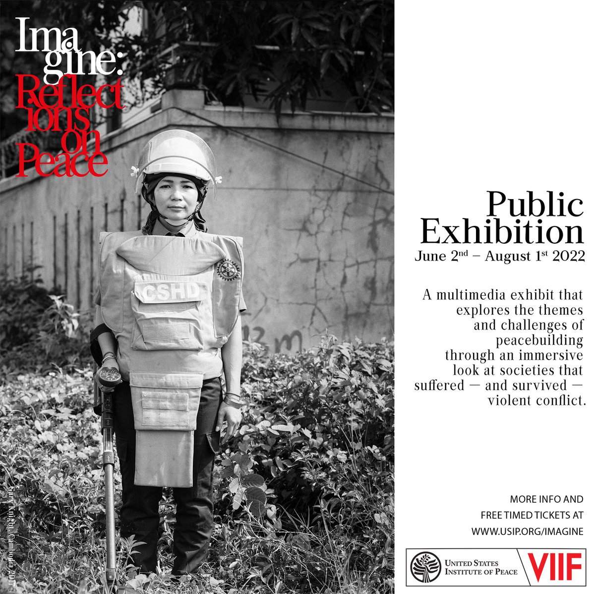 vii_foundation's tweet photo. With @USIP, we're hosting “Imagine: Reflections on Peace,” a multimedia exhibit that explores peacebuilding through an immersive look at societies that suffered — and survived — violent conflict. Book free tickets: https://t.co/Kc0Dn9L47O
#theviifoundation #ReflectionsOnPeaceUSIP https://t.co/PpWcYgemXC