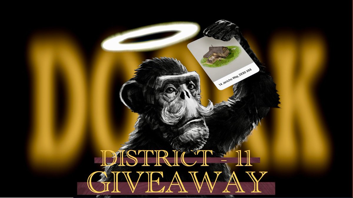 TAS_Doorks's tweet photo. 🎯@the_ape_society 
       #NFTGiveaway 🎯

🏆 1 winner

🎁Prize: 1 TAS Cottage

4 a change 2 win

1⃣ Follow
2⃣ Turn on notifications 🔔
3⃣ Like &amp; RT
4⃣ Tag 3 🦧🦧🦧

Who is the best Doork out there?
Rules below!!!

#metaverse #defi #cnft #nft #P2E https://t.co/NQJvSqcpeg