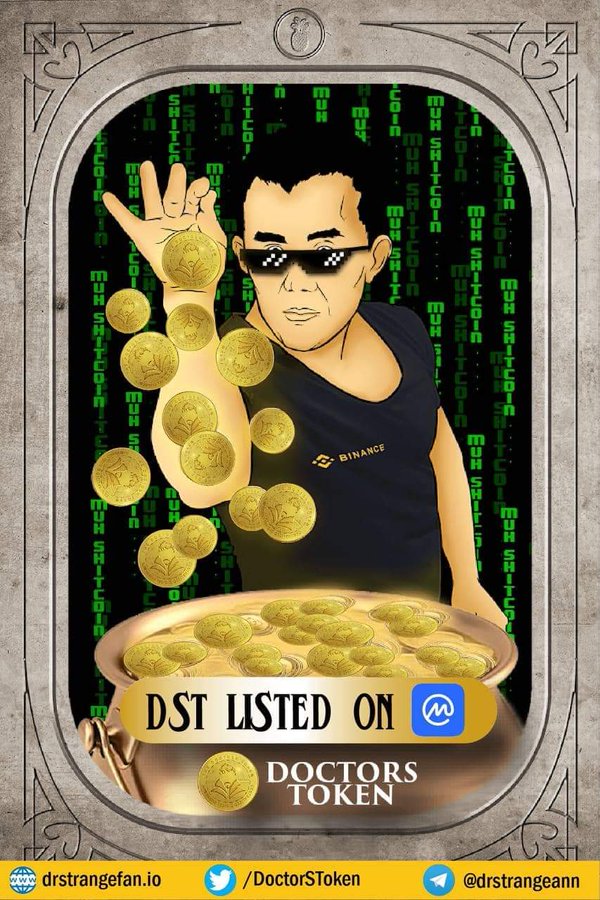Jeonjunameszc28's tweet photo. @ZKSpaceOfficial @dcoinexchange @NewBloc_EN @XRushio @DoctorSToken
  the next big thing in the $DST I got my eyes and hands glued on this amazing project, investing in this token is a win win it is going to pop soon 🚀🚀🚀🚀

Telegram: https://t.co/XKjkuKoBoA 
Website: https://t.co/OGzil7pDkM

#DoctorStrange 
#DSTtoken https://t.co/05aciWOTqp