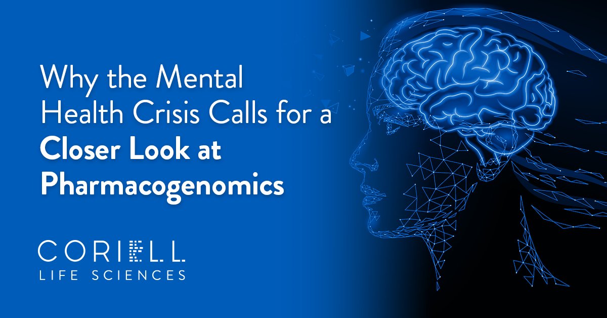 CoriellLife's tweet photo. With mental illness affecting nearly 50 million people in the U.S. alone, we need all hands on deck to improve #MentalHealth. That approach MUST include #PGx. 

https://t.co/vDaM45g6SK 

#mentalhealthawareness https://t.co/kZbLuZlS0P