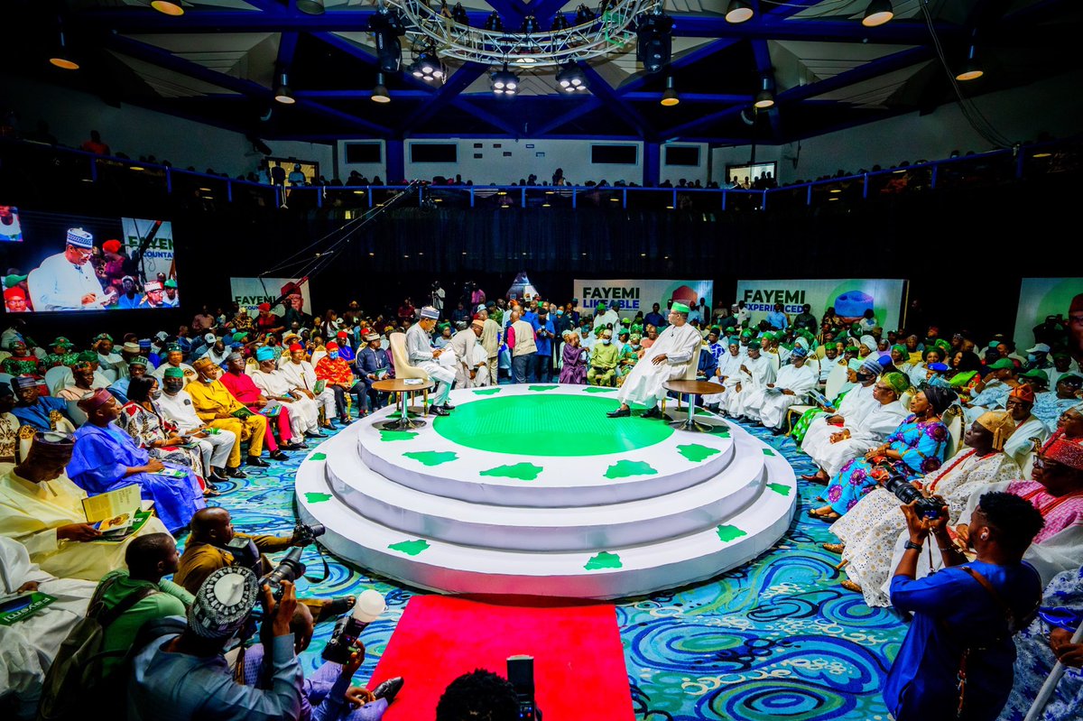 Yesterday, Dr. Kayode Fayemi Declared His Candidature for the Presidential Ticket of the All Progressives Congress (APC) in Abuja.  #thenigeriaagenda #fayemifornigeria