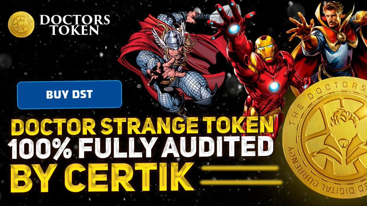 Jeonjunameszc28's tweet photo. @souniio @kucoincom I also recommend HODLing #DoctorSToken. This project will undoubtedly transport you to the moon in 2022. $DST has the potential to become one of the most successful tokens in the crypto world.

#DSTToken #DoctorStrange https://t.co/jSnVjN6cfA