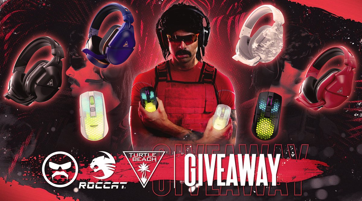 Turtle Beach (@turtlebeach) on Twitter photo NOBODY does it better! <a href="/DrDisrespect/">Dr Disrespect</a> is helping us celebrate the launch of our new Stealth line of multiplatform wireless headsets along with the new @ROCCAT Burst Pro Air wireless mouse!
🏆🏆 Like/Follow/RT
🏆🏆 Reply w/ your fav Doc gif
🏆🏆 Enter: gaming.turtlebeach.com/3MRlj2C NOBODY does it better! <a href="/DrDisrespect/">Dr Disrespect</a> is helping us celebrate the launch of our new Stealth line of multiplatform wireless headsets along with the new @ROCCAT Burst Pro Air wireless mouse!
🏆🏆 Like/Follow/RT
🏆🏆 Reply w/ your fav Doc gif
🏆🏆 Enter: gaming.turtlebeach.com/3MRlj2C