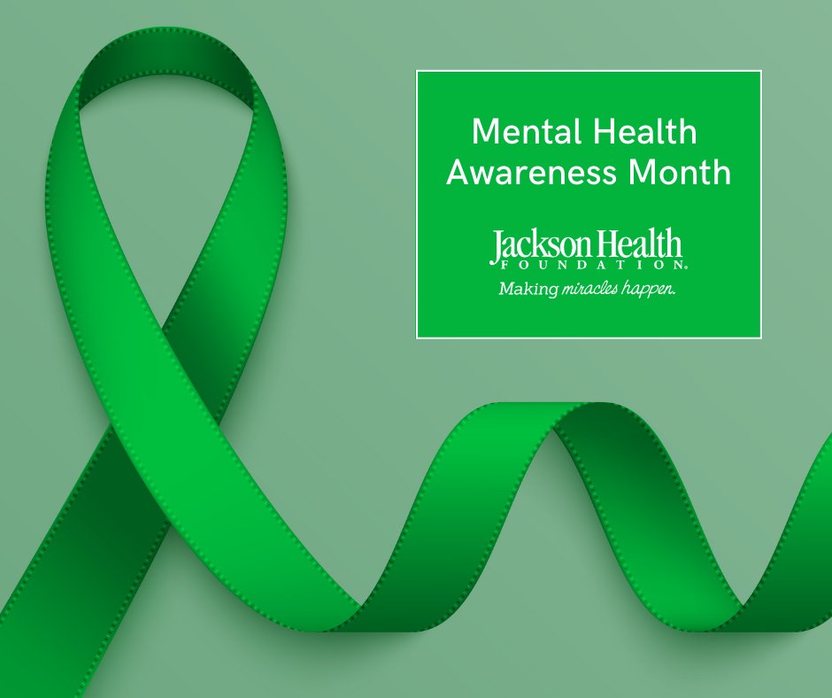 JHF_Jackson's tweet photo. May is #MentalHealthAwarenessMonth and we’re showcasing the resources at Jackson Behavioral Health Hospital (JBHH). JBHH is here to help the community address #mentalhealth challenges, and get the tools to handle adversity. Visit https://t.co/ATEtYOORyW to learn more. #SupportJHF https://t.co/FT2XYmlZpC