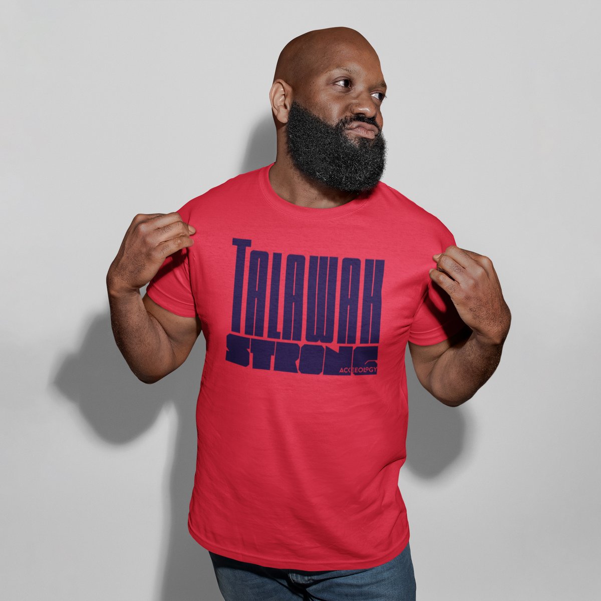 Ackeeology's tweet photo. Talawah Strong: “Wi likkle but wi tallawah" means We are powerful, amazing, capable of accomplishing anything… we are Talawah Strong.
Available in red.
#Ackeeology #Talawah #Tallawah #TalawahStrong #CultureDrops #Jamaica #westindian #Patois https://t.co/W4jz0hoiZL