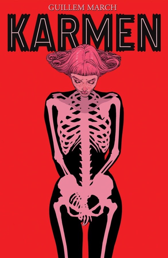 Check out the KARMEN hardcover on 5.11! Packed with intriguing twists and metaphysical musings, this gorgeously drawn series brings tenderness, heart, and humor to the delicate and difficult matters of life and death that we all face. @GuillemMarch ow.ly/Pgyl50J0rTS